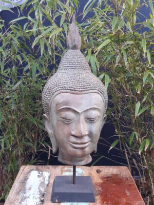 Bronzen boeddha beeld